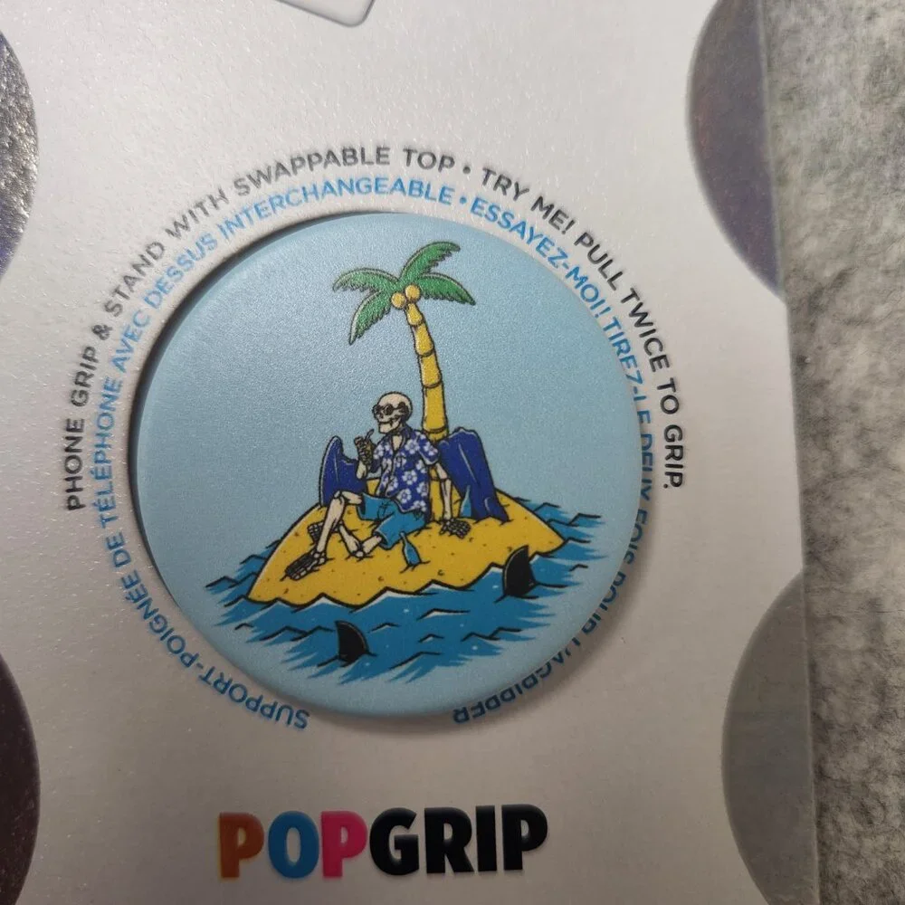 Chill Vibes Popsockets Single Grip & Stand Universal Phones and Tablet Holder